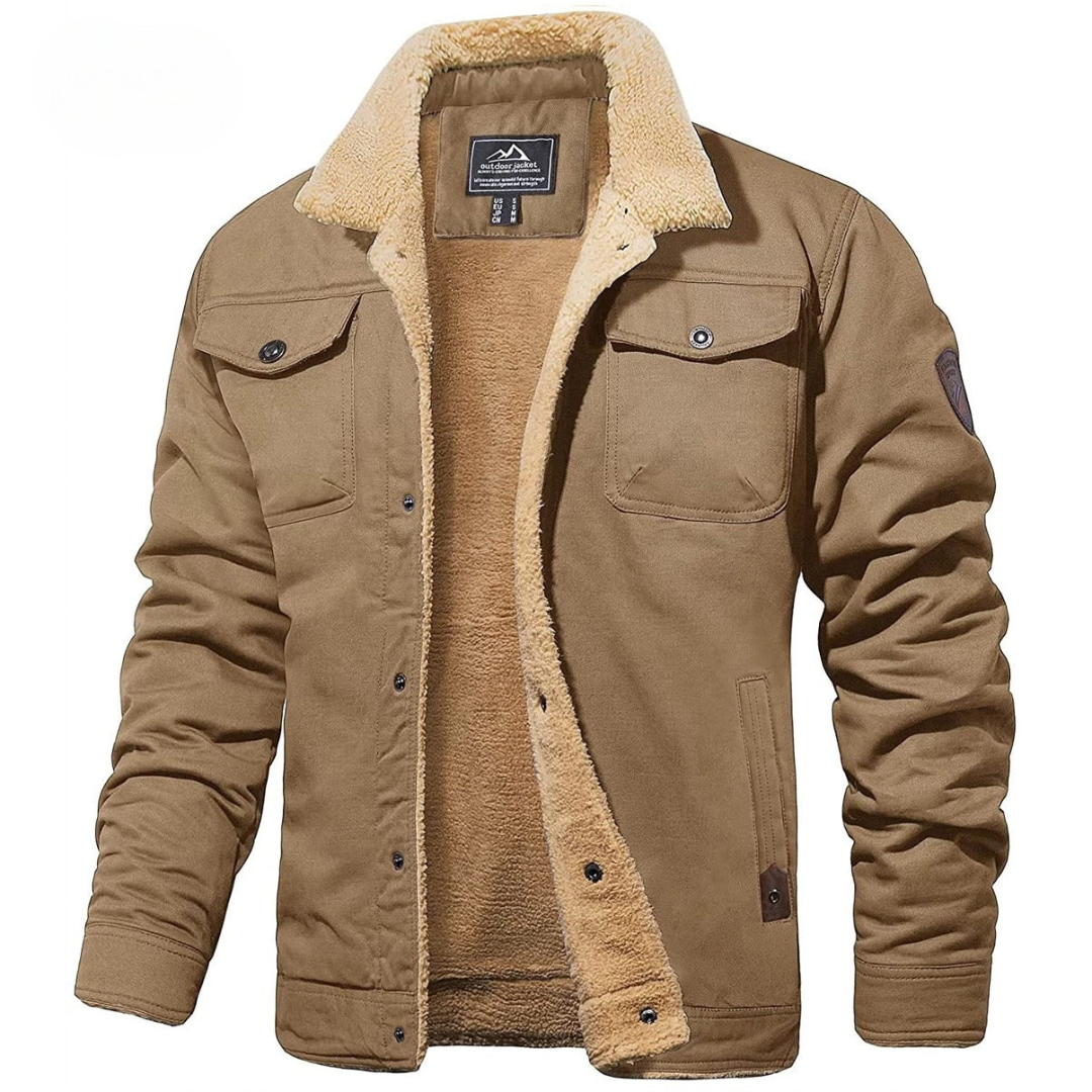 Evander | Premium fleece cargo-jakke