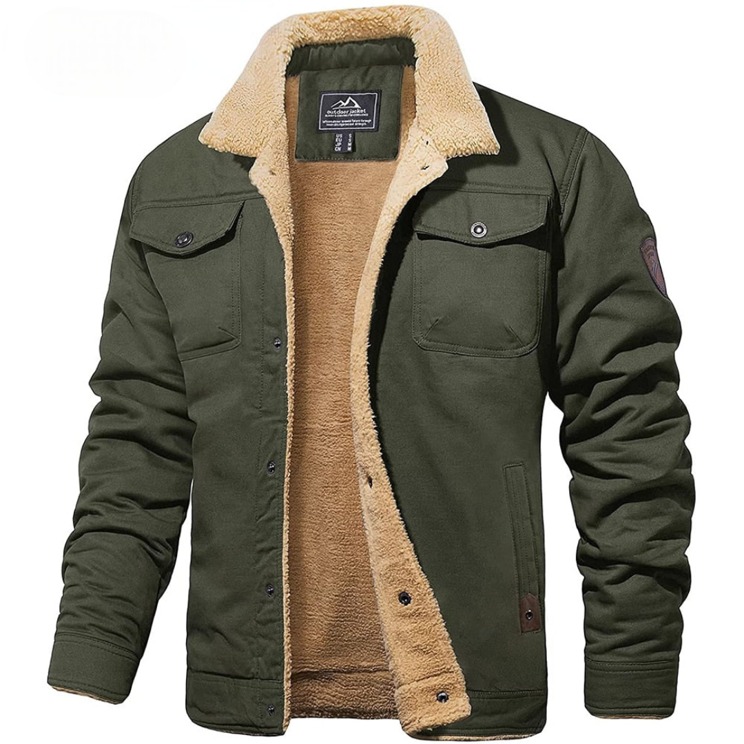 Evander | Premium fleece cargo-jakke