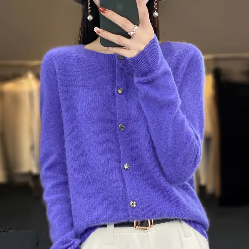 Annika™ Hyggelig Uldcardigan
