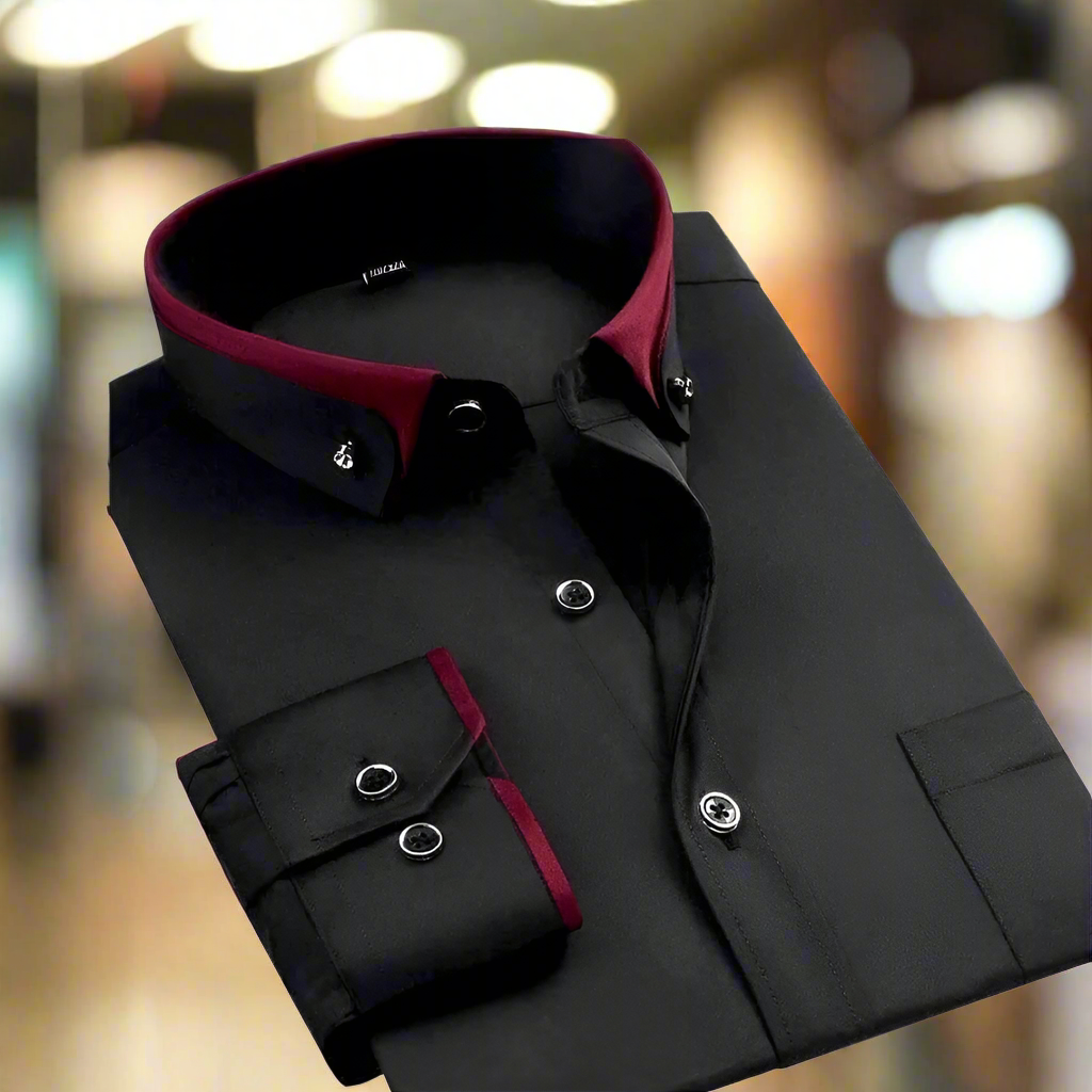 👔 Janne | Klassisk Langærmet Skjorte – Tidløs Elegance & Komfort! ✨