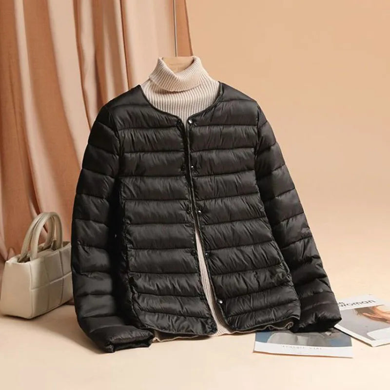 Varm Jakke til Kvinder, Ultra Let og Fashion Spring