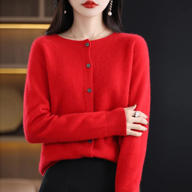 Annika™ Hyggelig Uldcardigan